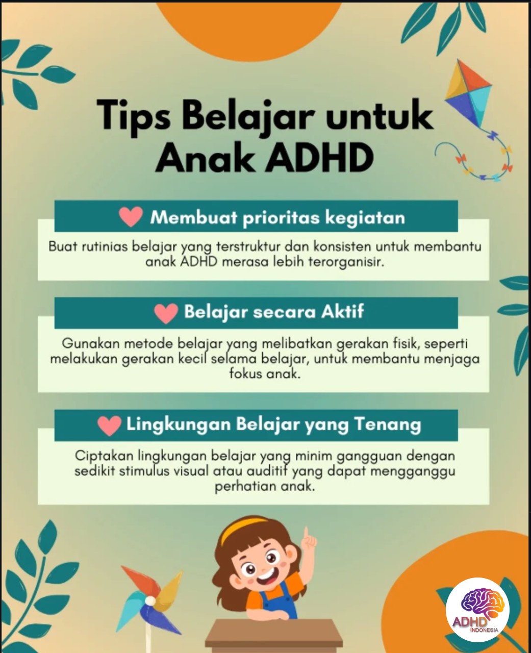 Strategi Belajar yang Cocok untuk Anak ADHD di Kabupaten Pasangkayu